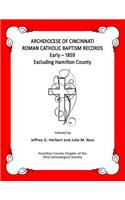 Archdiocese of Cincinnati Roman Catholic Baptism Records - Early - 1859