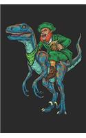 Leprechaun Rides Velociraptor