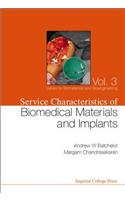 Service Characteristics of Biomedical Materials and Implants