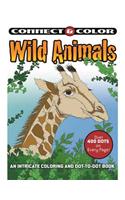 Connect and Color: Wild Animals: An Intricate Coloring and Dot-to-Dot Book(Connect and Color)