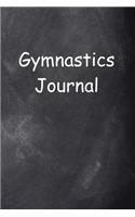 Gymnastics Journal Chalkboard Design