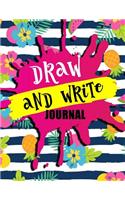 Draw And Write Journal: Primary Notebook Lined V18