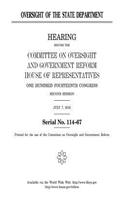 Oversight of the State Department