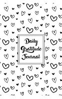 Gratitude Journal Scribbly Hearts Pattern 1: Daily Gratitude Journal, 100 Plus Lined Pages With Two Days Per Page, Start Each Day With A Grateful Heart.(60 Thankful Series Lined)