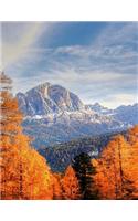 Mountain Landscape Notebook: Notebook Journal 8.5 X 11 202 Lined Pages