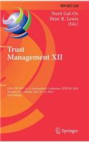Trust Management XII