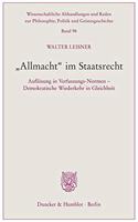 Allmacht Im Staatsrecht