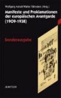 Manifeste Und Proklamationen Der Europäischen Avantgarde (1909-1938)