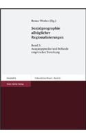 Sozialgeographie Alltaglicher Regionalisierungen. Band 3
