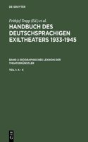 Biographisches Lexikon Der Theaterk Nstler