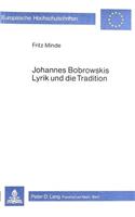 Johannes Bobrowskis Lyrik Und Die Tradition