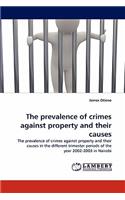 The prevalence of crimes against property and their causes: (English)