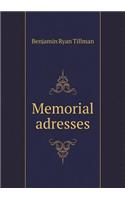 Memorial adresses