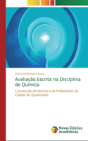 Avaliação Escrita na Disciplina de Química