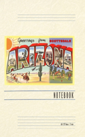 Vintage Lined Notebook Greetings from Scottsdale, Arizona