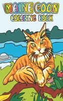Maine Coon Coloring Book: Stress Relieving Maine Coon With Greatly Relaxing And Beautiful Fall Inspired Designs