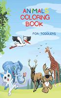 Animals Coloring Book For Toddlers