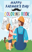 Happy Father's Day Coloring Book
