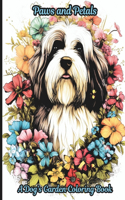 Paws & Petals Coloring Book: A 50-page coloring book that combines the charm of furry friends with the beauty of blooming flowers.