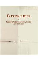 Postscripts