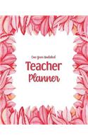 One Year Undated Teacher Planner