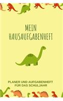 Mein Hausaufgabenheft Planer und Aufgabenheft für das Schuljahr