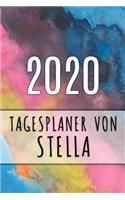 2020 Tagesplaner von Stella: Personalisierter Kalender für 2020 mit deinem Vornamen