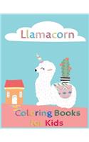 Llamacorn Coloring Books for Kids