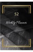 52 Weekly Planner: Mini Calendar 2019-2020 Yearly Daily Planner Journal Schedule Organizer Appointment To-Do-List Meal Planner with Shopping List