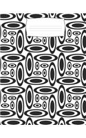 Math Notebook: Squared 5x5 graph paper