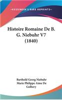 Histoire Romaine De B. G. Niebuhr V7 (1840)
