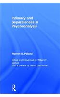 Intimacy and Separateness in Psychoanalysis