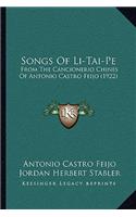 Songs of Li-Tai-Pe