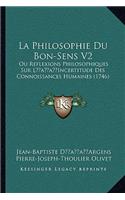 La Philosophie Du Bon-Sens V2