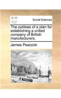 The outlines of a plan for establishing a united company of British manufacturers.