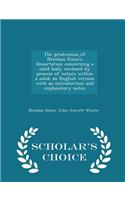 The Prodromus of Nicolaus Steno's Dissertation Concerning a Solid Body Enclosed by Process of Nature Within a Solid; An English Version with an Introduction and Explanatory Notes - Scholar's Choice Edition