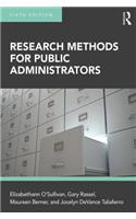 Research Methods for Public Administrators