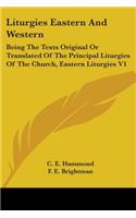 Liturgies Eastern And Western