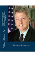 State of the Union Addresses of William J. Clinton