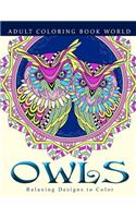 Adult Coloring Books: Owls