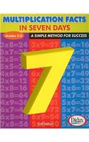 Multiplication Facts in 7 Days, Grades 3-5
