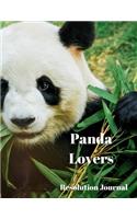 Panda Lovers Resolution Journal