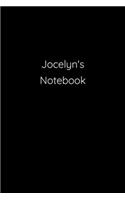 Jocelyn's Notebook: Notebook / Journal / Diary - 6 x 9 inches (15,24 x 22,86 cm), 150 pages.