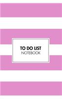 To Do List Notebook: Hourly Planner Notebook in Pink - Personal and Professional Organizer