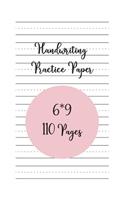 Handwriting Practice Paper: Notebook, Workbook & Journals for Adults, abc kids or Kindergarten - Blank Dotted Lined Sheets 110 Pages