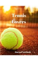 Tennis Lovers Journal Notebook