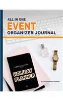 All in one Event Organizer Journal - Holiday Planner