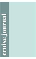 Cruise Journal: Travel Notebook and Memory Keeper for Journaling Your Vacation with Guided Prompts, Blank, and Lined Pages - Ocean Blue Cover Design