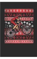 Ugly Christmas - Bicycle: Graph Paper Notebook - Christmas Gift for Kids, Women, Men Girls And Boys