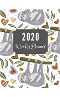 2020 Weekly Planner: Daily, Weekly and Monthly Calendar Schedule Organizer - Notes & Bii Personal Expense Tracker Pages included - Large Size 8.5 x 11 in. - 144 Pages - 